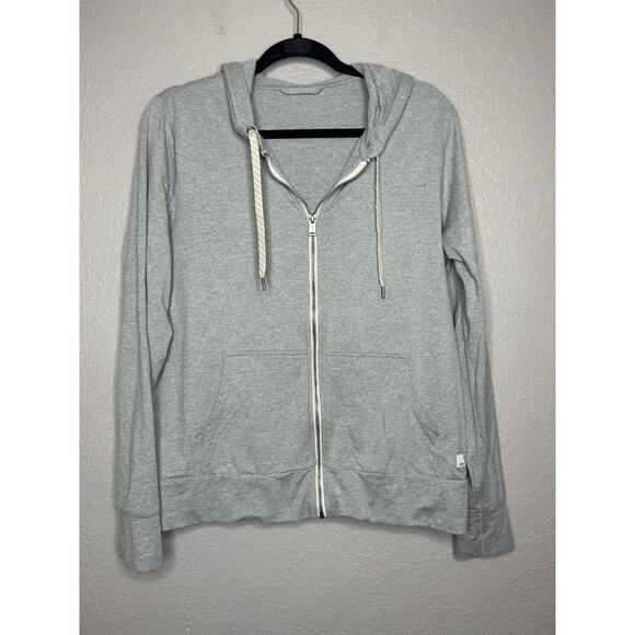 Vuori Halo Performance Hoodie 2.0 Gray Zip Up Stretch Women’s XL - Picture 2 of 10